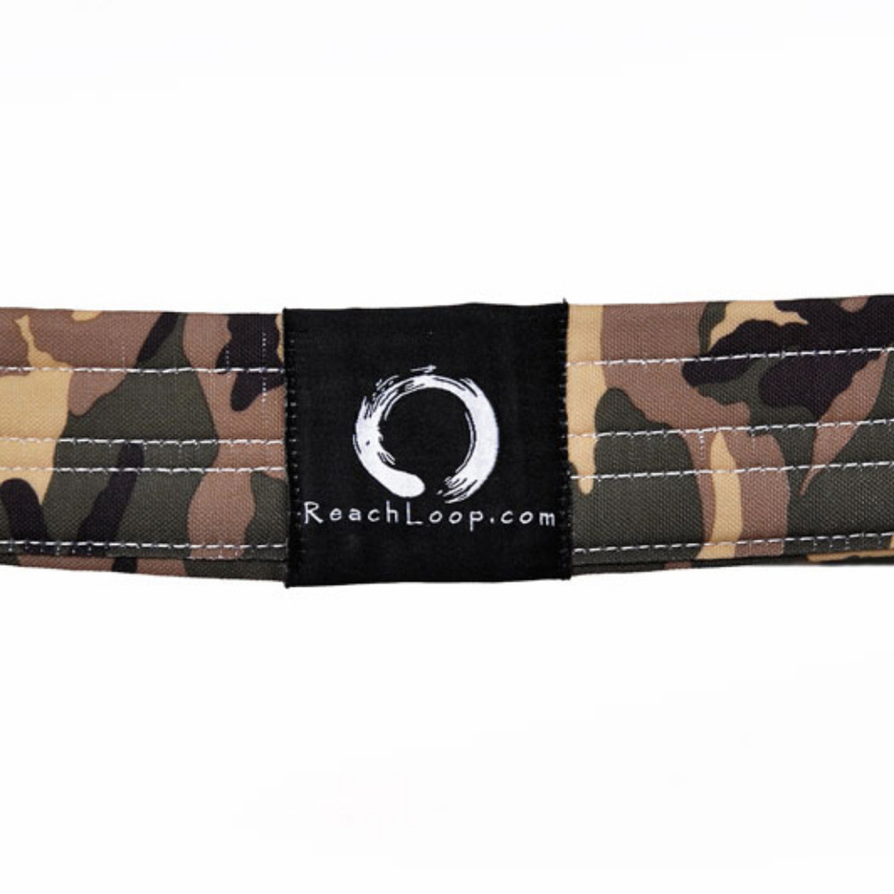 20" Reach Loop Yoga / Stretching Strap / Band - Camouflage